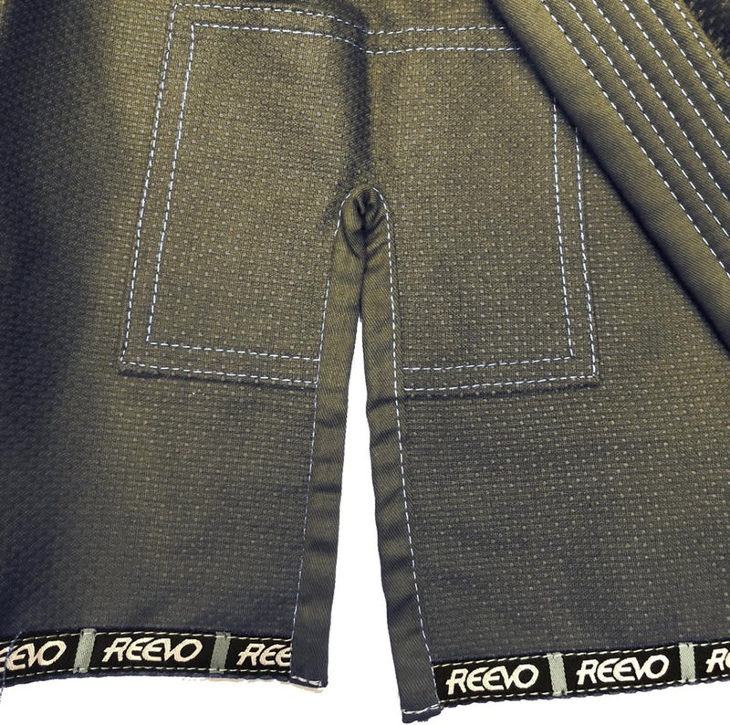 REEVO Store Guard Ultralight - Super Light - BJJ Gi for Kids and Adults - Brazillian Jiu Jitsu Uniform w/Free White Belt - Image 4